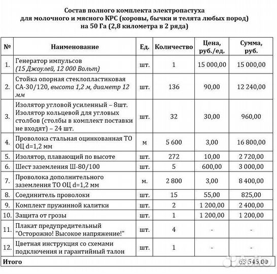 Электропастух-на 15 га