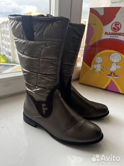 Сапоги для девочки 38 р