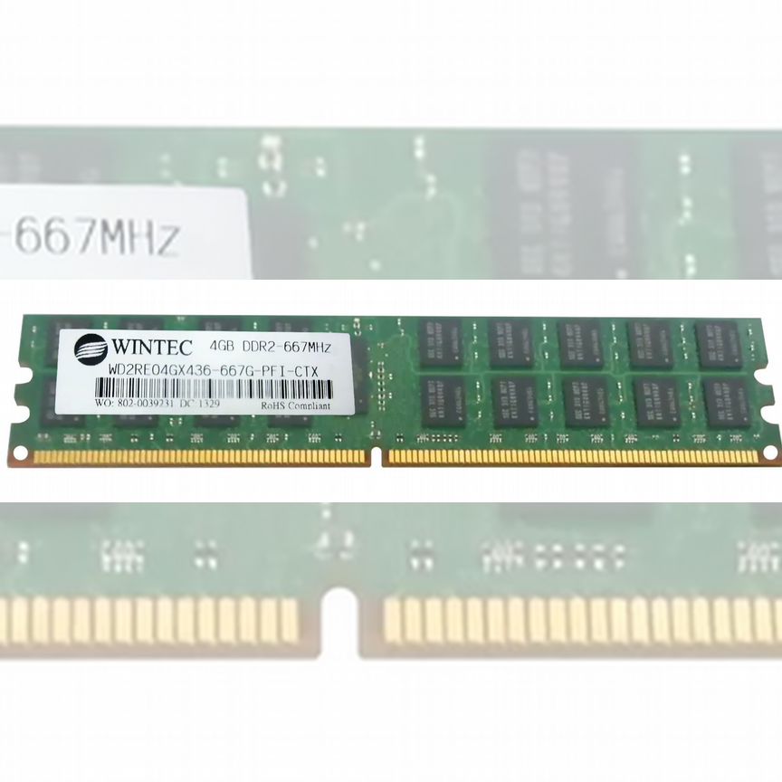 [WD2RE04GX436-667G-PFI-CT] Оперативная Память Wintec Wd2re04gx436-667g-Pfi-Ct