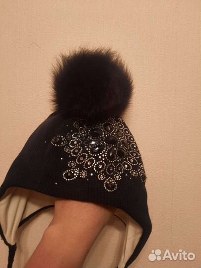 Шапка зимняя для девочки 48 50
