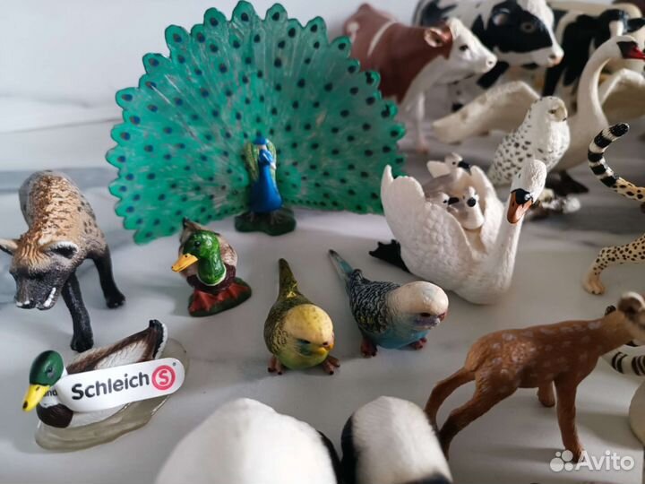 Фигурки животных Schleich пакетом