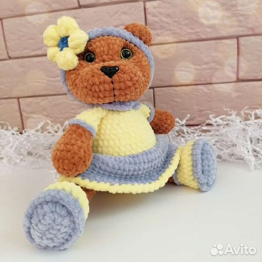 Вязаный мишка