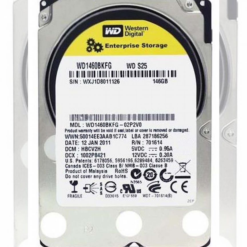 [WD1460BKFG] Жесткий Диск Western Digital 146gb Sas Wd1460bkfg