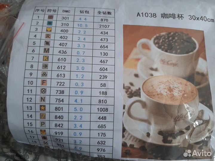 Кофе в алмазной технике