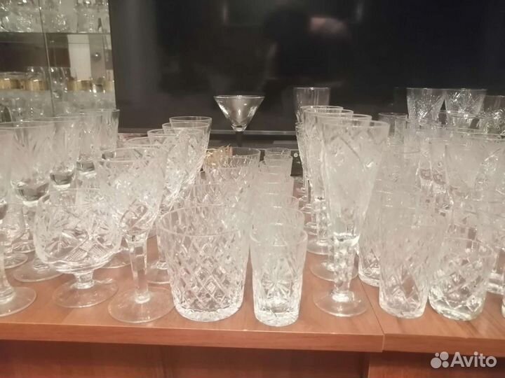 Рюмки хрустальные времен СССР