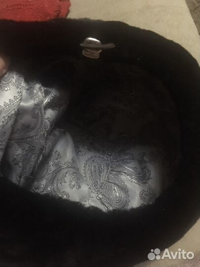 Зимний берет, мутон 54/56