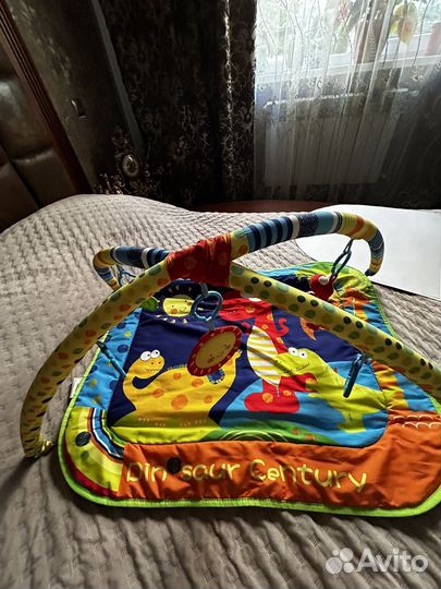 Развивающий коврик для малышей динозавры