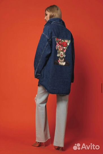 Рубашка джинсовая женская