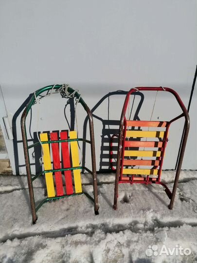 Детские зимние санки