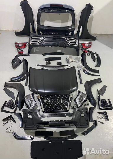 Nissan Patrol Y62 Рестайлинг Обвес BlackHawk X8WG2