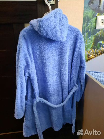 Детский махровый халат 6-8 лет + полотенце