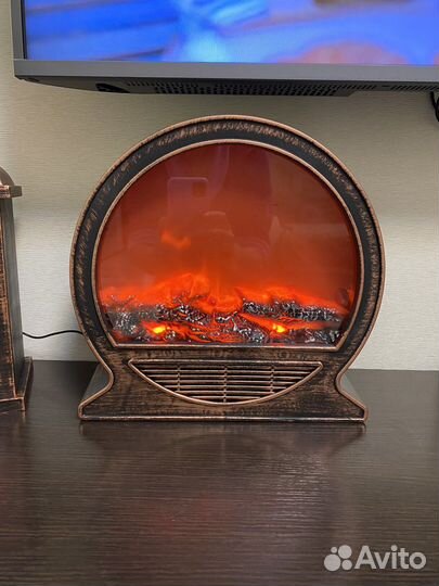 Камин - светильник, декоративный, светодиодный