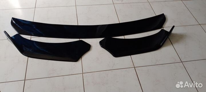 Сплитер на передний бампер