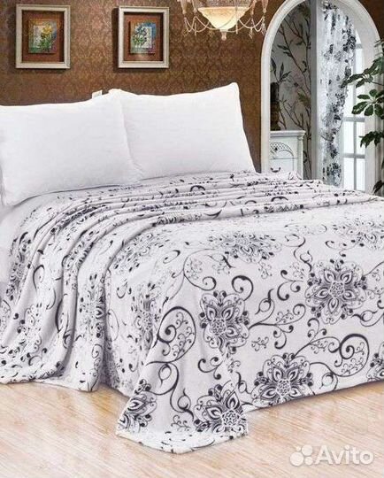 Плед покрывало на диван, кровать