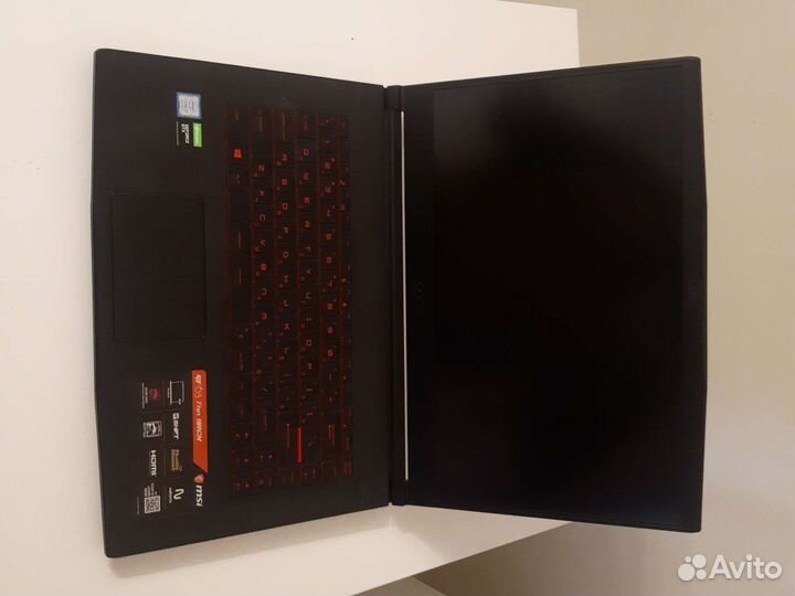 Игровой ноутбук msi gf63 thin 9rcx
