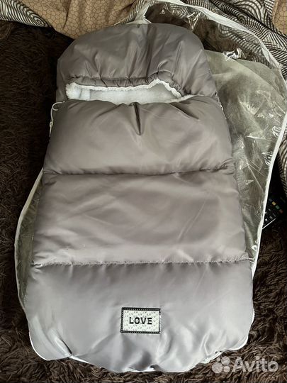 Зимний конверт в коляску