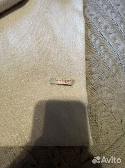 Шапка и шарф laura biagiotti на девочку