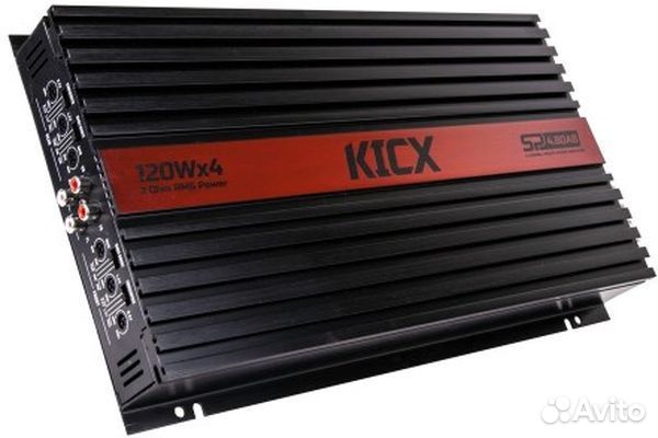 Kicx Усилитель SP 4.80AB 4-х канальный 4x80Вт/2х24