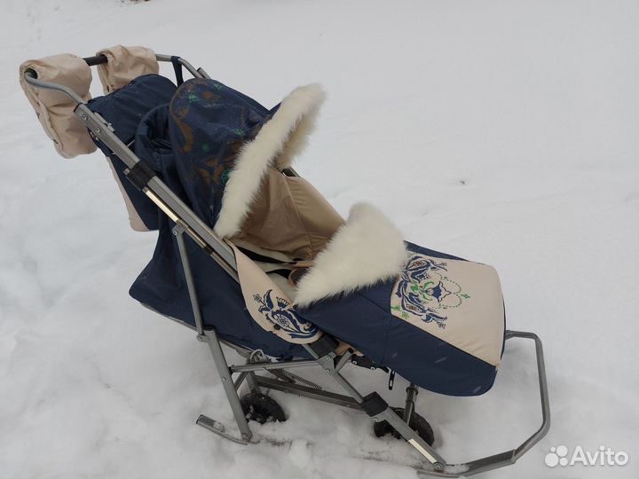 Коляска санки