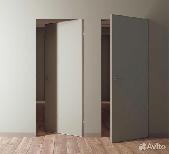 Скрытые двери межкомнатные под отделку