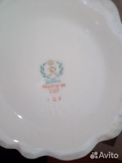 Немецкий фарфор чайник Ludwigsburg ГДР винтаж