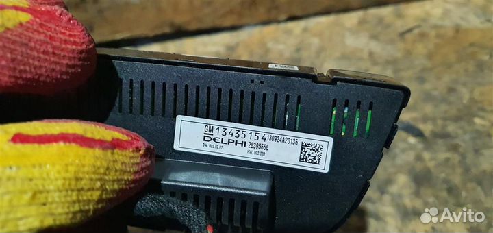 Блок управления кондиционером Opel Astra J GTC 20