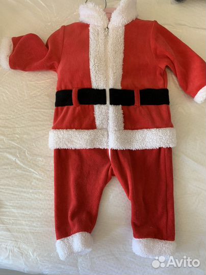 Костюм деда мороза для новорожденного