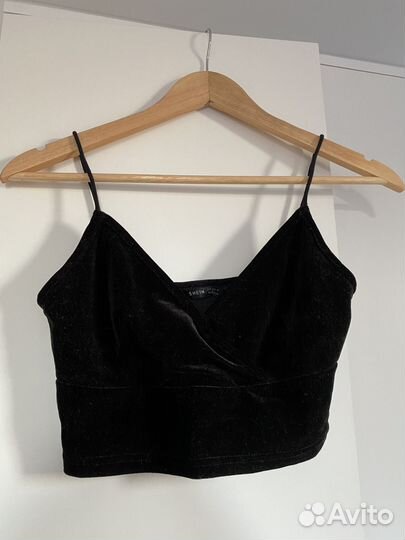 Топ shein бархатный