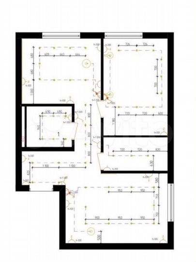 2-к. квартира, 46 м², 1/3 эт.