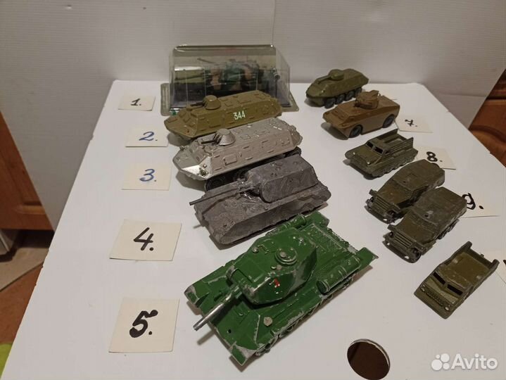 Игрушки танки металл СССР