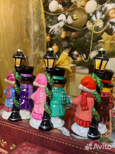 Елочная игрушка Уличные музыканты