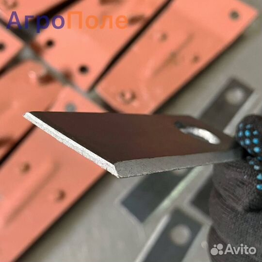 Комплект держателей и ножей. Косилка wirax, lisicki