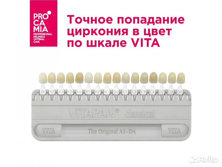 Циркониевые диски Procamia