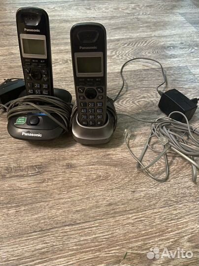 Panasonic стационарый телефон 2 трубки