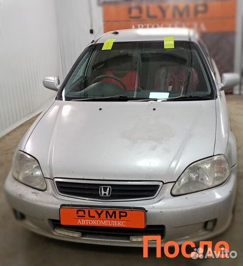 Стекло лобовое переднее Honda Civic EK3 1995-2006