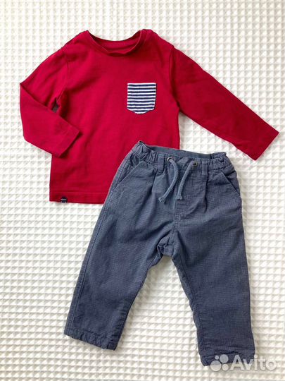 Фирменные вещи пакетом мальчику 74/80 hm zara