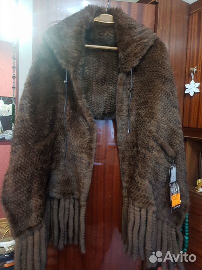 Палантин меховой из норки