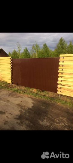 Ворота откатные Заборы ограждения