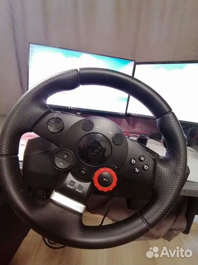 Игровой руль logitech driving force gt