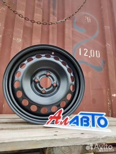 Диск штамп R15 4*100 Rio, Solaris, Аccent