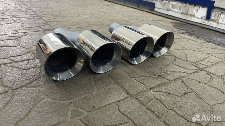 Двойные насадки на грушитель 100 мм