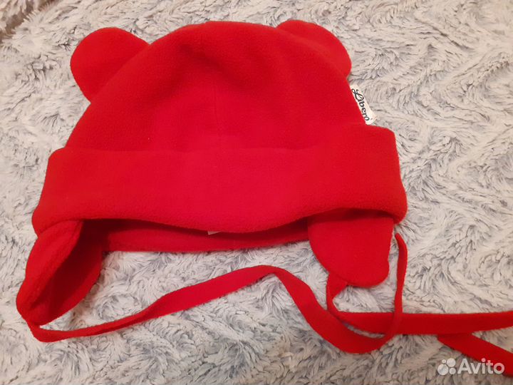 Флисовая шапка осенняя 42-44 размер на весну