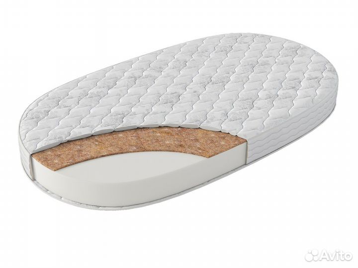 Матрас детский овальный 125 75