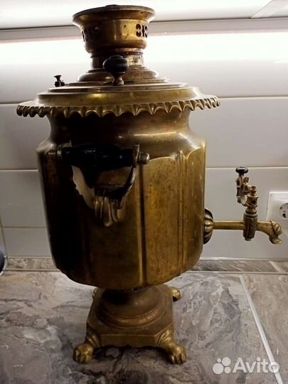 Самовар на дровах старинный