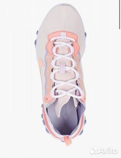 Кроссовки nike react element 55 pale pink