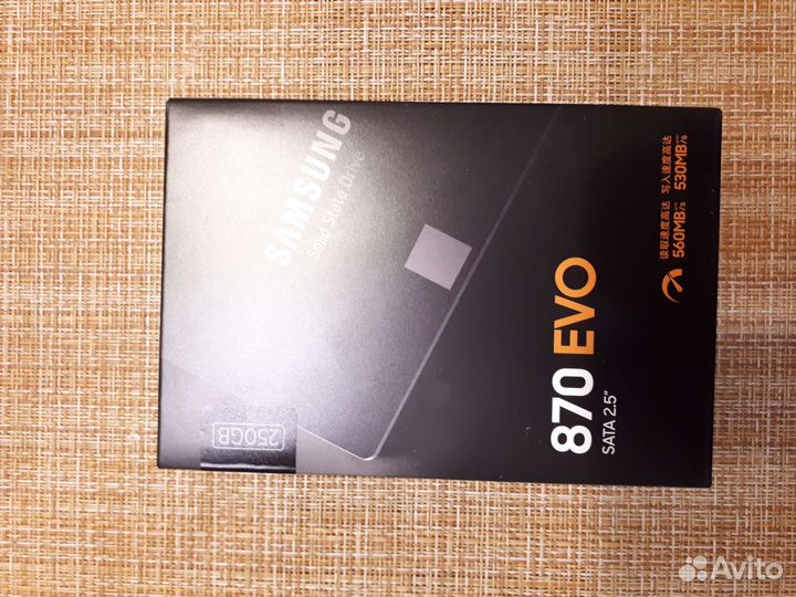 Новый SSD Samsung 870 EVO 250GB MZ-77E250B/CN