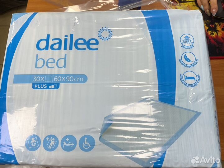 Пеленки одноразовые 60х90 30 штук