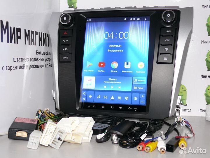 Toyota Camry 50 55 магнитола Tesla 8 ядер DSP IPS