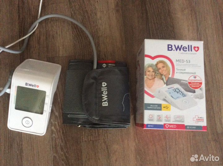 Тонометр автоматический B Well WA-53 с адаптером
