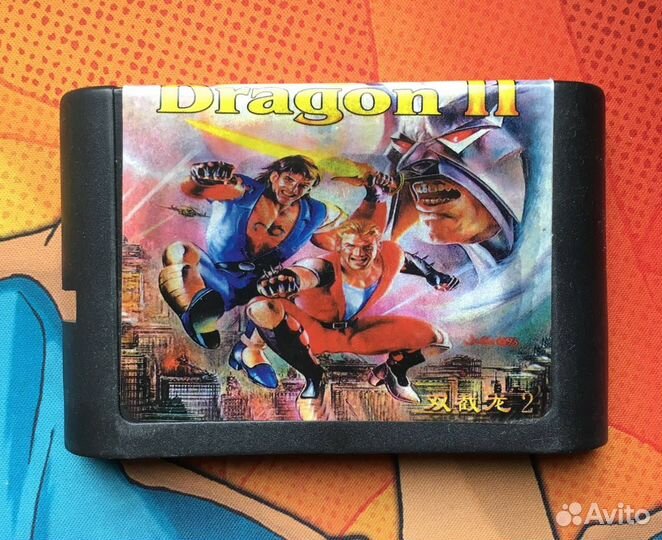 Double Dragon II Sega Mega Drive Картридж Пиратка